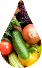 Various seasonal vegetables