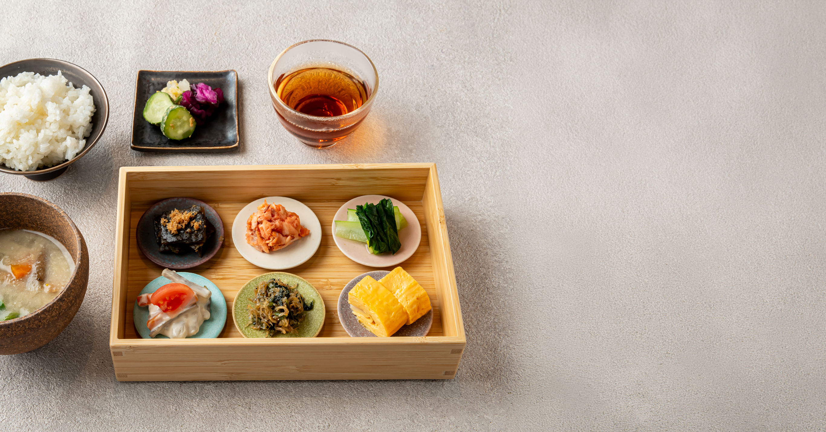 MUKUの一汁多彩の朝ごはん